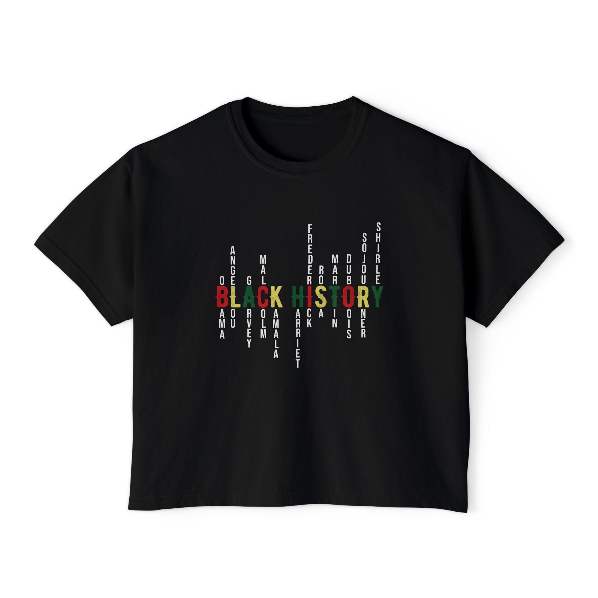Black History Wave Boxy Shirt