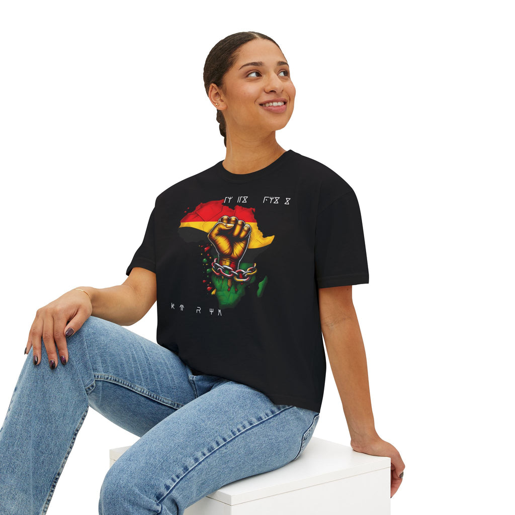 iQueenx Melanin Pride Boxy Shirt