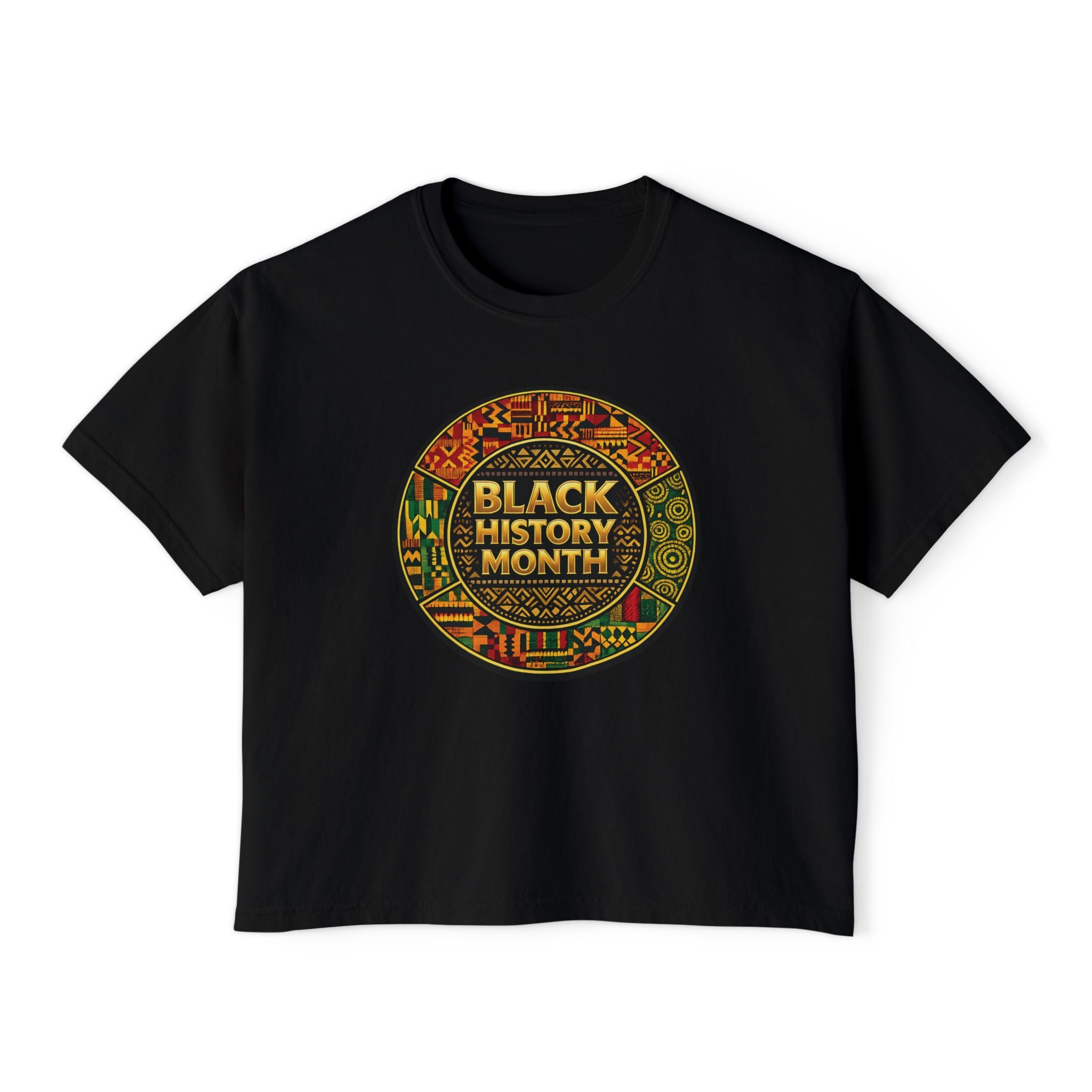 iQueenx African Kente Ancestral Boxy Shirt
