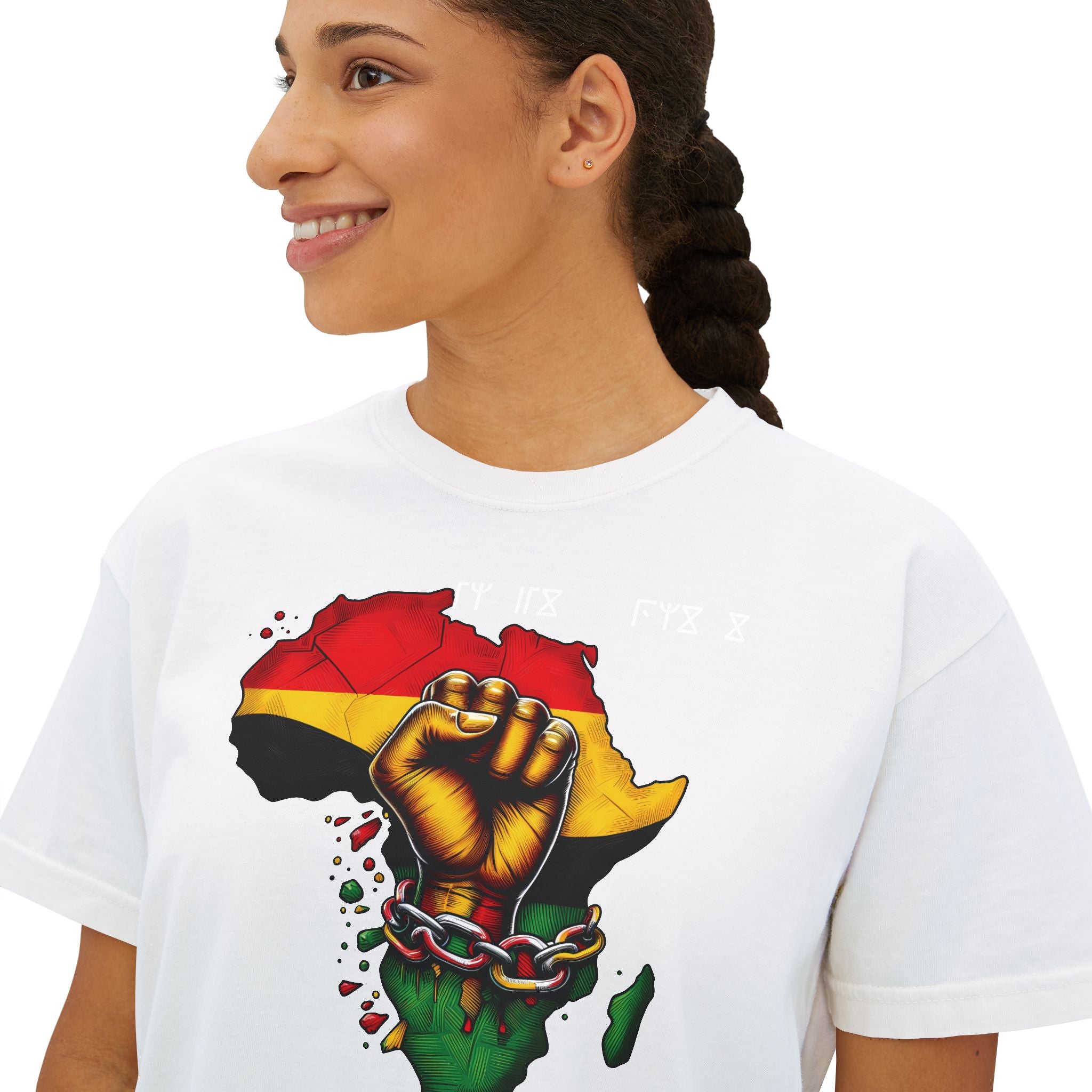 iQueenx Melanin Pride Boxy Shirt