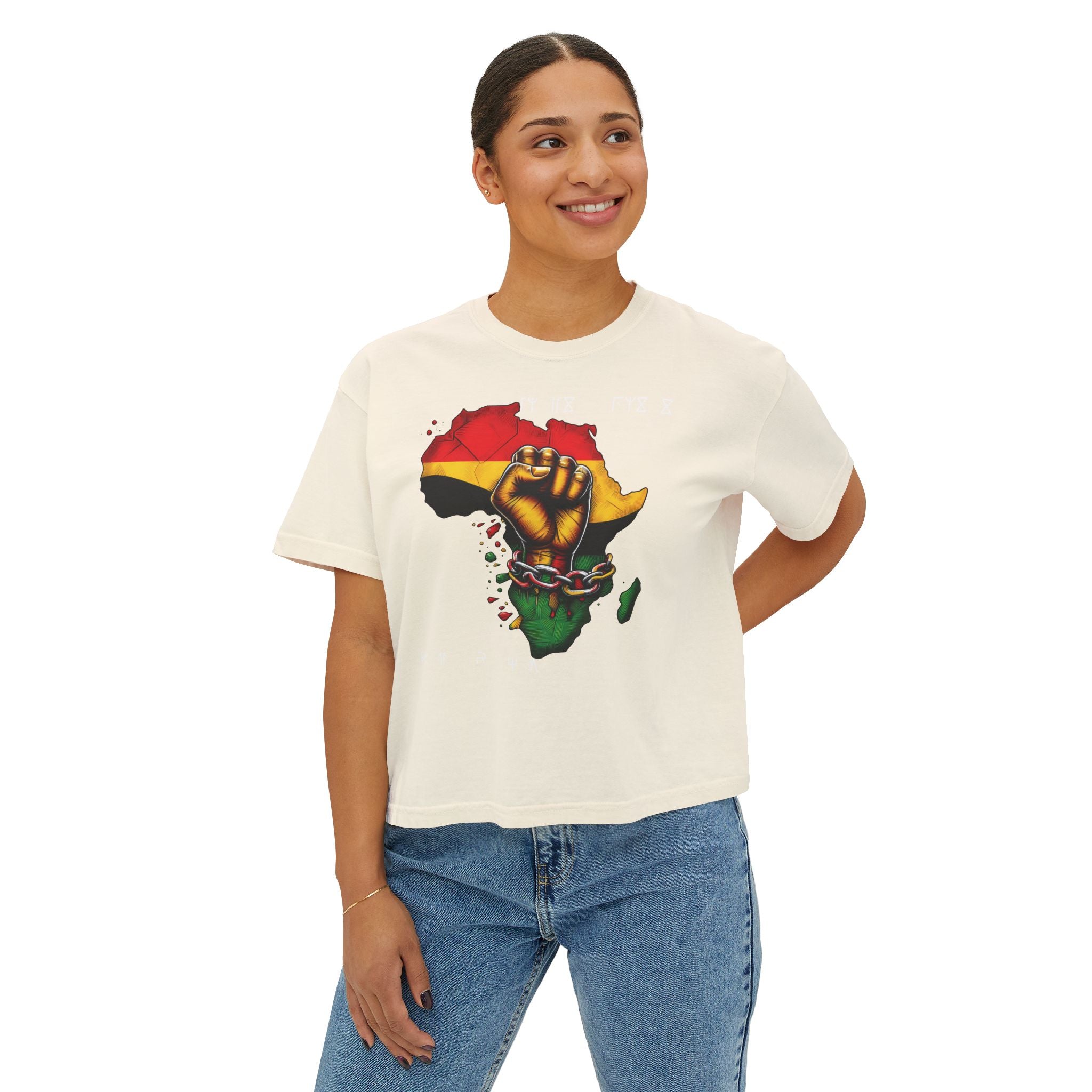 iQueenx Melanin Pride Boxy Shirt