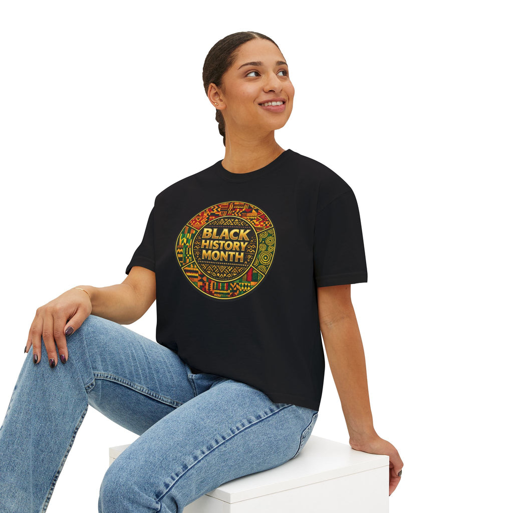 iQueenx African Kente Ancestral Boxy Shirt