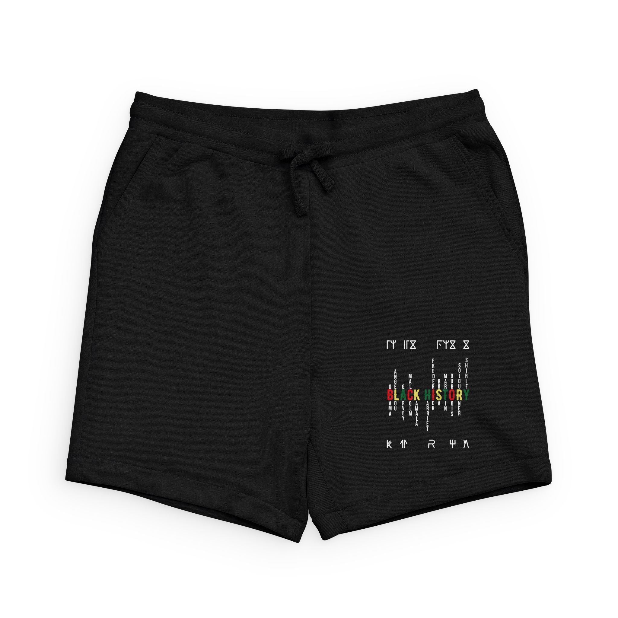 Kingx Royalty Black History Wavy Sweatshorts