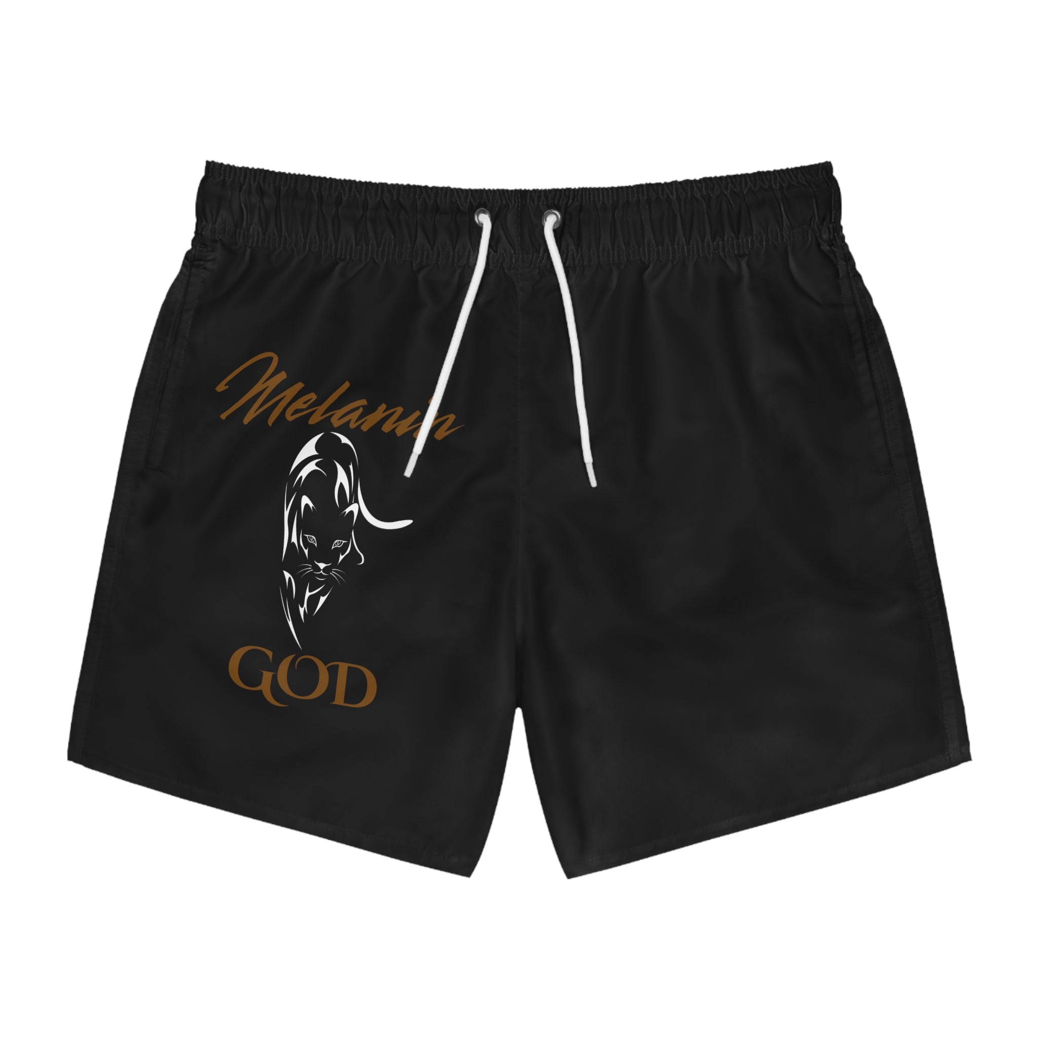 iKingx Melanin God Swim Trunks