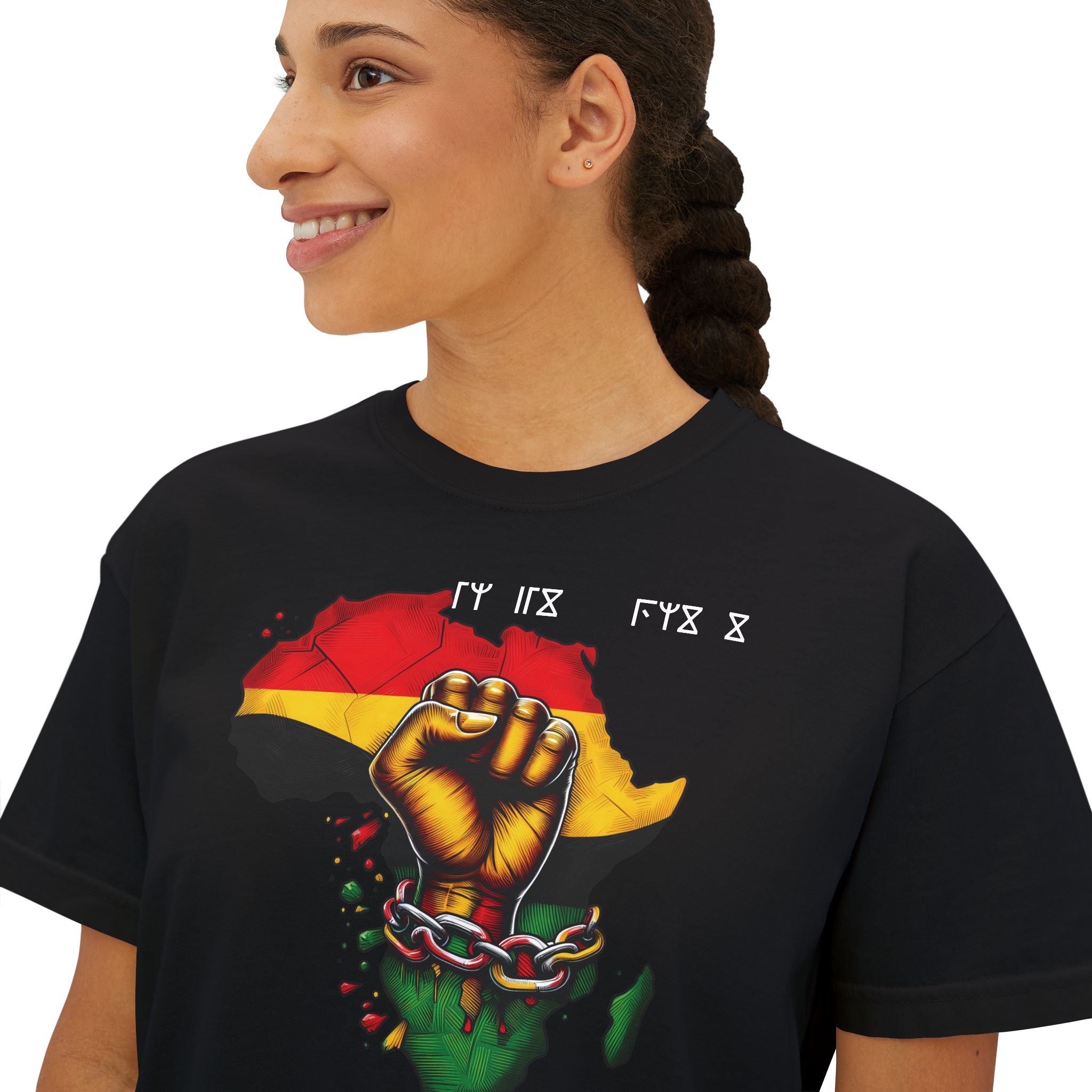 iQueenx Melanin Pride Boxy Shirt