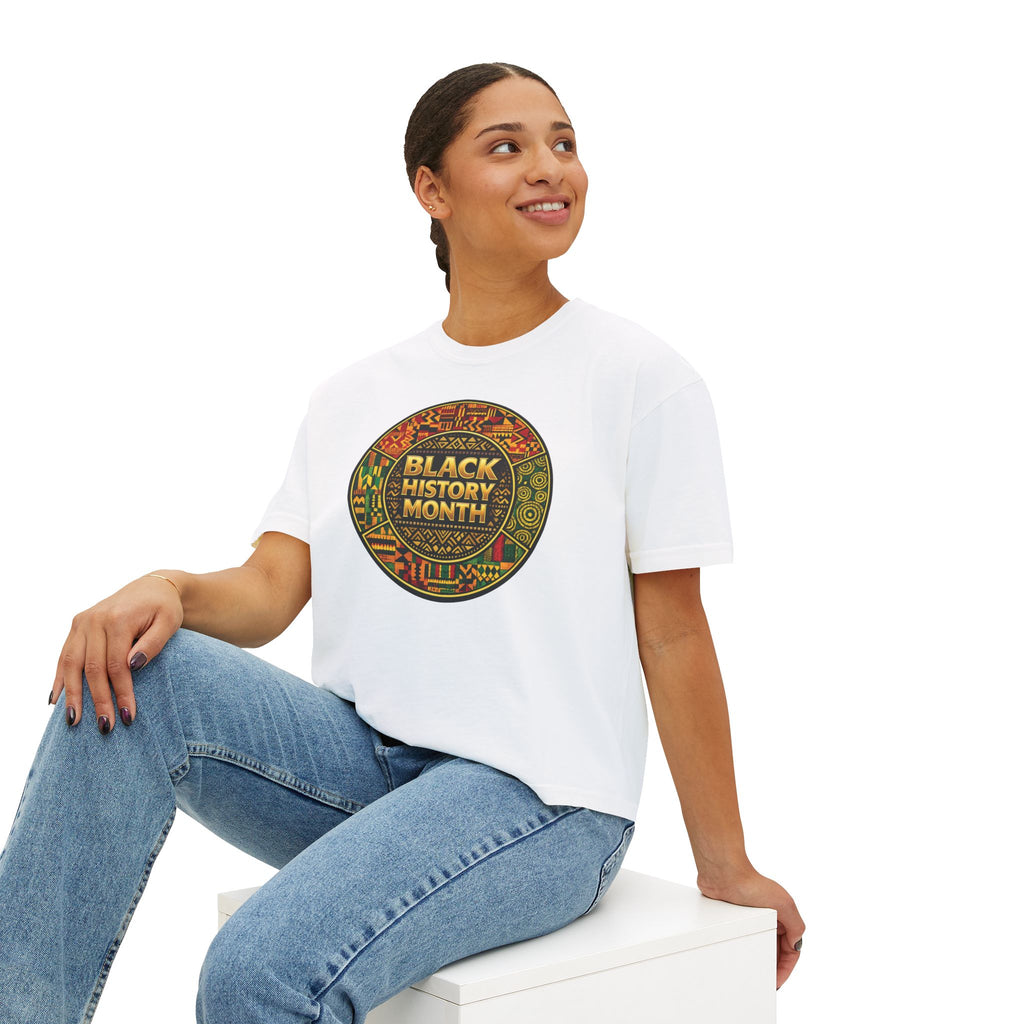 iQueenx African Kente Ancestral Boxy Shirt