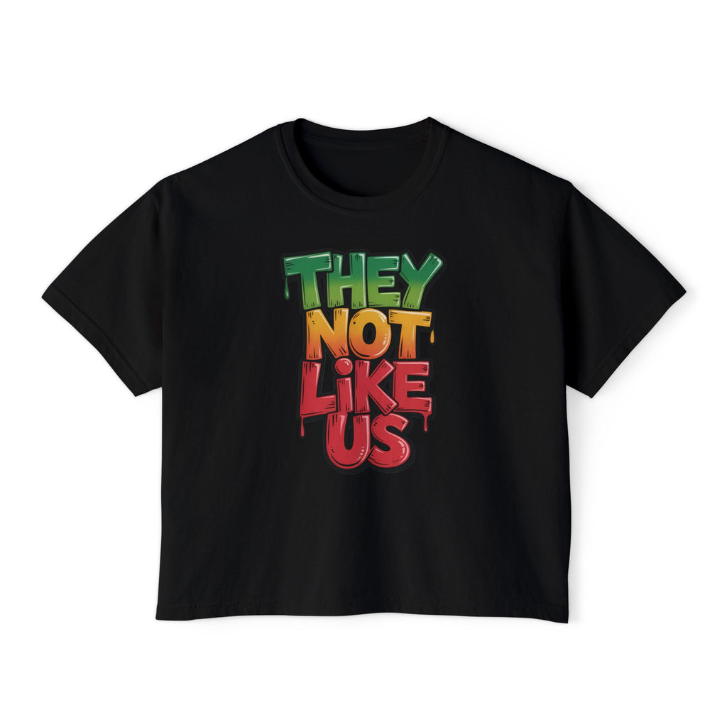 iQueenx They Not Like Us Boxy Shirt