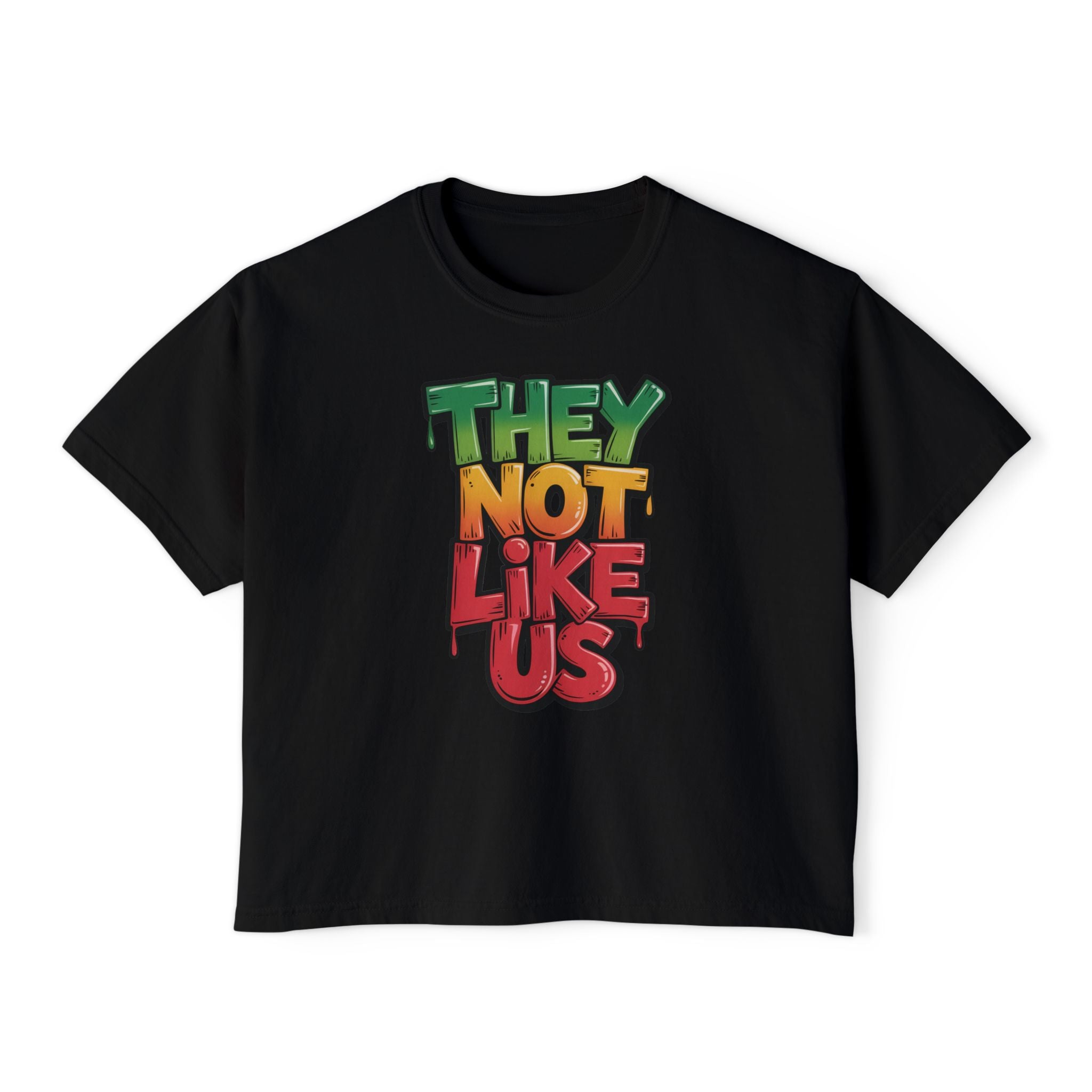 iQueenx They Not Like Us Boxy Shirt
