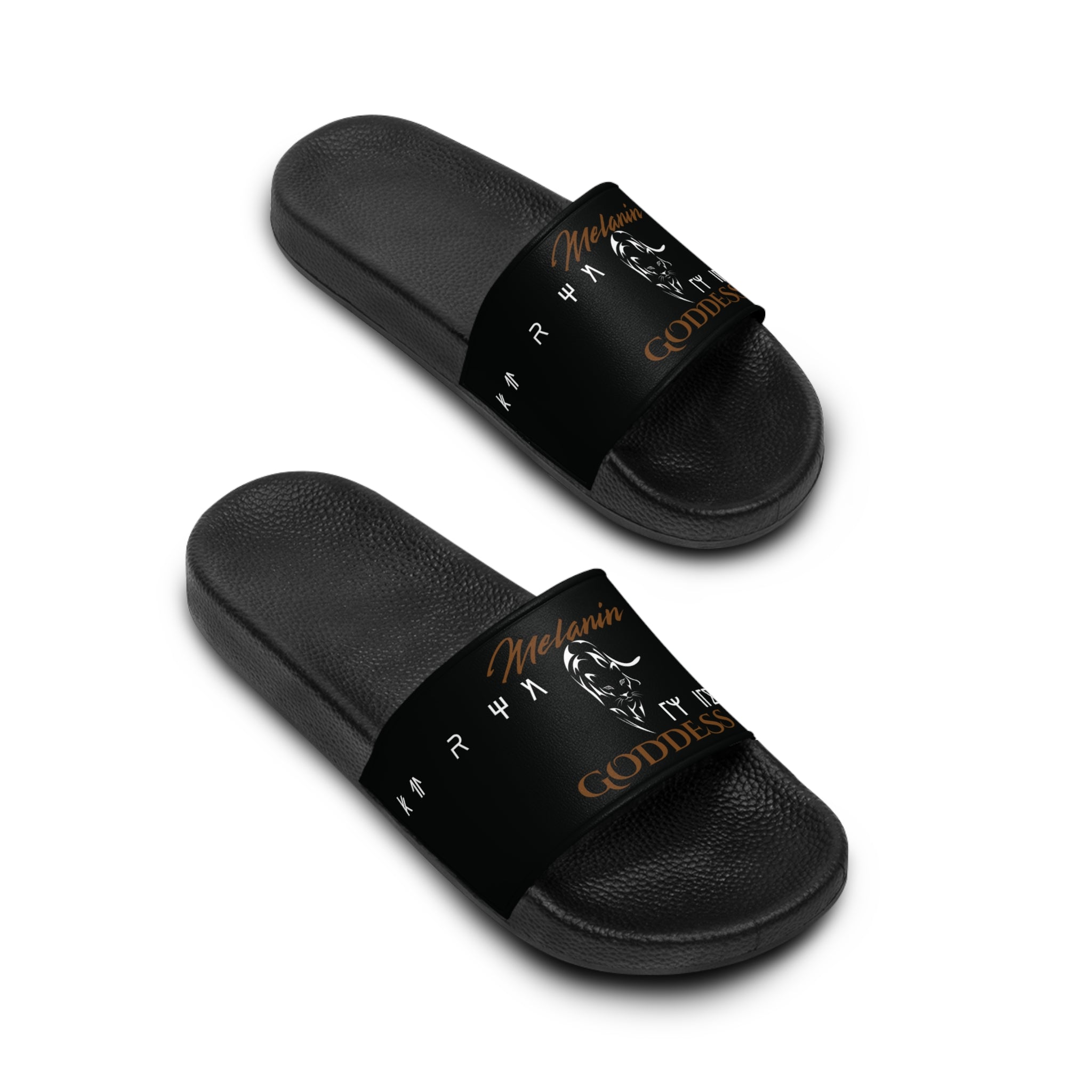 Melanin GODDESS Black Slides