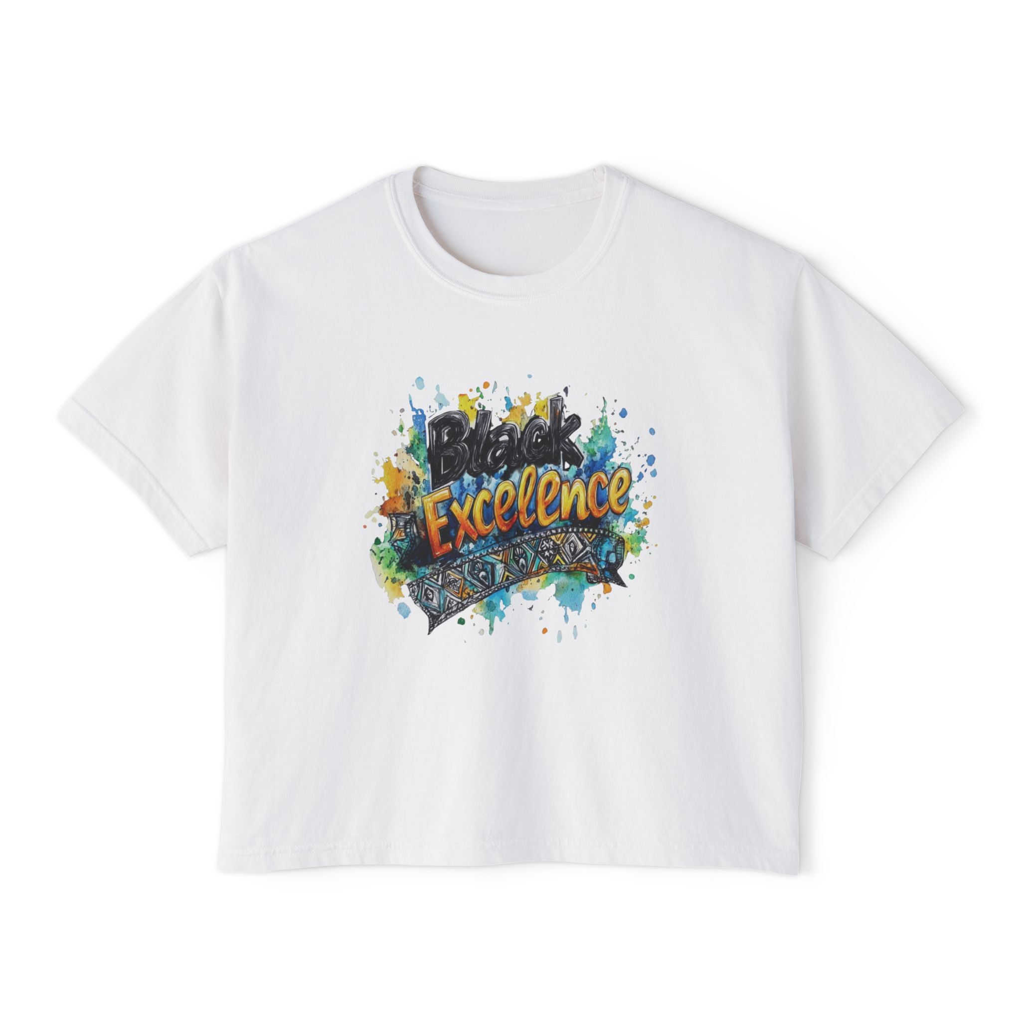 iQueenx Black Excellence Boxy Shirt