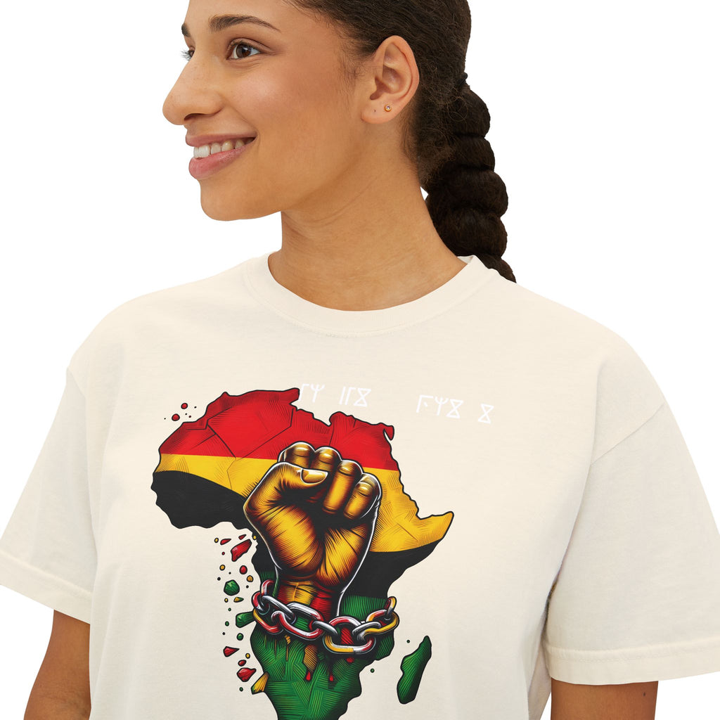 iQueenx Melanin Pride Boxy Shirt